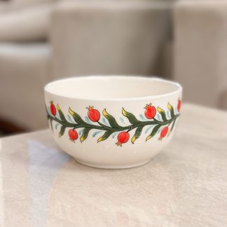 Pomegranate Stripe Bowl