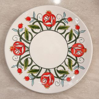 Round Pomegranate Plate